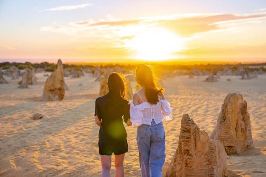 From Perth: Pinnacles Sunset and Stargazing Tour with Dinner - The Pinnacles at sunset: why the guided walk matters