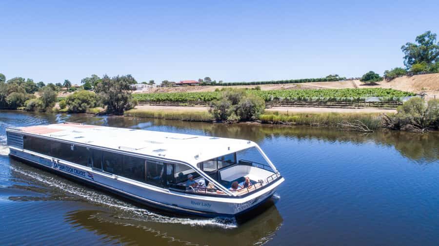 From Perth: Swan Valley Cruise, Winery, Cheese & Lunch - First Sip on Pier 3: Starting the day in Perth, not in a bus