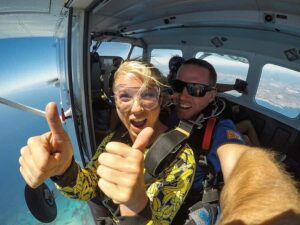 Hillary's Harbour: Rottnest Island Skydive and Ferry Package - Rottnest Airfield check-in: paperwork, harness fitting, and safety talk