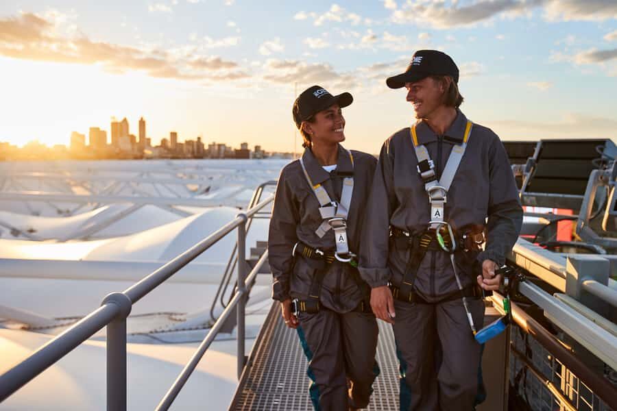 Optus Stadium HALO Rooftop Experience - The rooftop walk itself: what it feels like at 42 metres