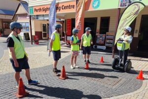 Perth City Riverside Segway Tour - Perth Bell Tower, Elizabeth Quay Bridge, and the CBD landmarks route