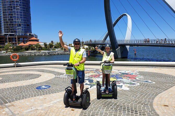 Perth City Riverside Segway Tour - John Oldham Park: fountains, waterfalls, and a break from the city edge
