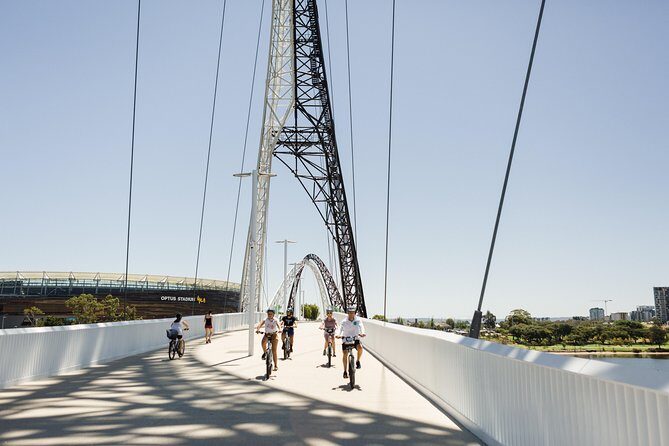 Perth Landmarks & Scenic Foreshore - Guided Bike Tour - Optus Stadium precinct viewpoints without the stadium ticket