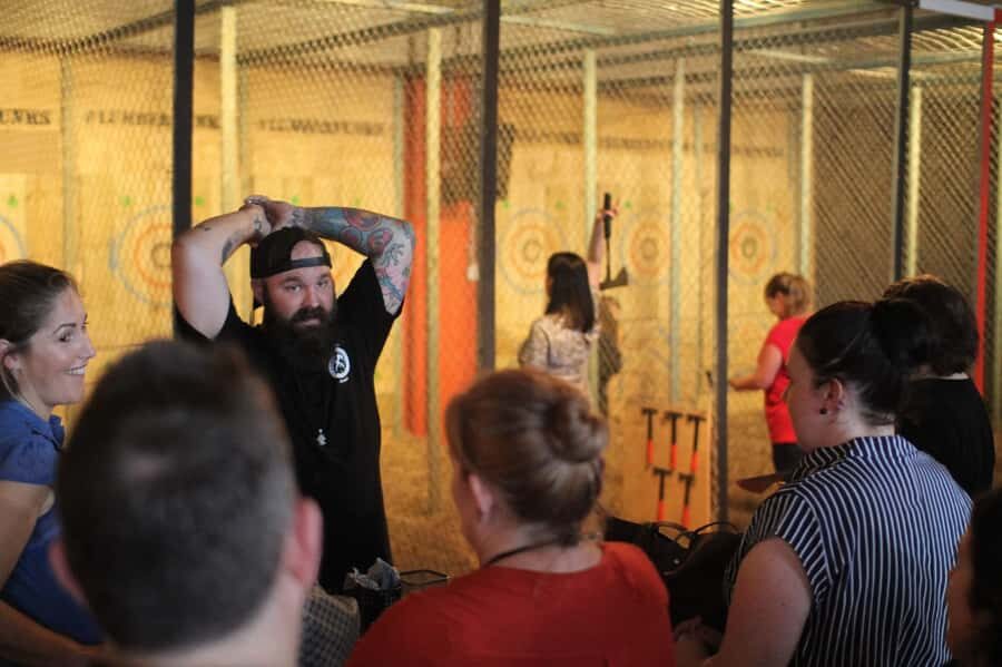 Perth: Lumber Punks Axe Throwing Experience - Axe throwing in East Perth: how this 90 minutes actually feels