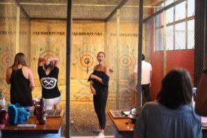 Perth: Lumber Punks Axe Throwing Experience - Your lane setup: privately allocated space and what it means