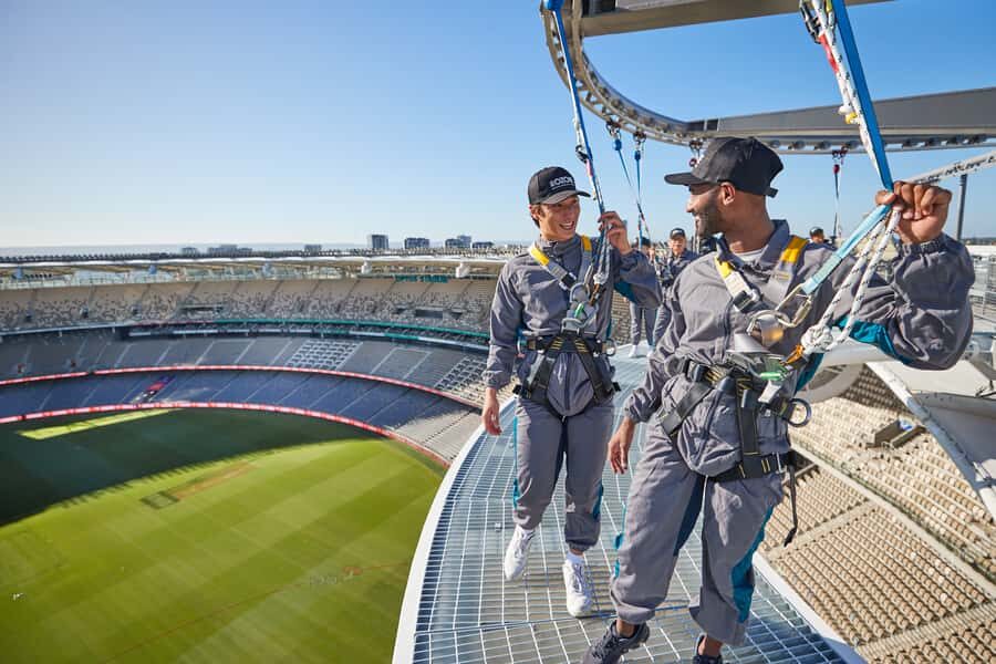 Perth: Optus Stadium Rooftop Vertigo Experience - Western Viewing Deck: Perth’s River and City Views After the Walk