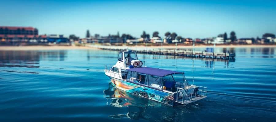 Rockingham: Sunset Cruise - Getting aboard Venture 3 at Rockingham Jetty